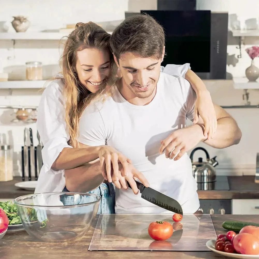 Przezroczysta akrylowa deska do krojenia z antypoślizgową krawędzią Cuisine Pratique Polska