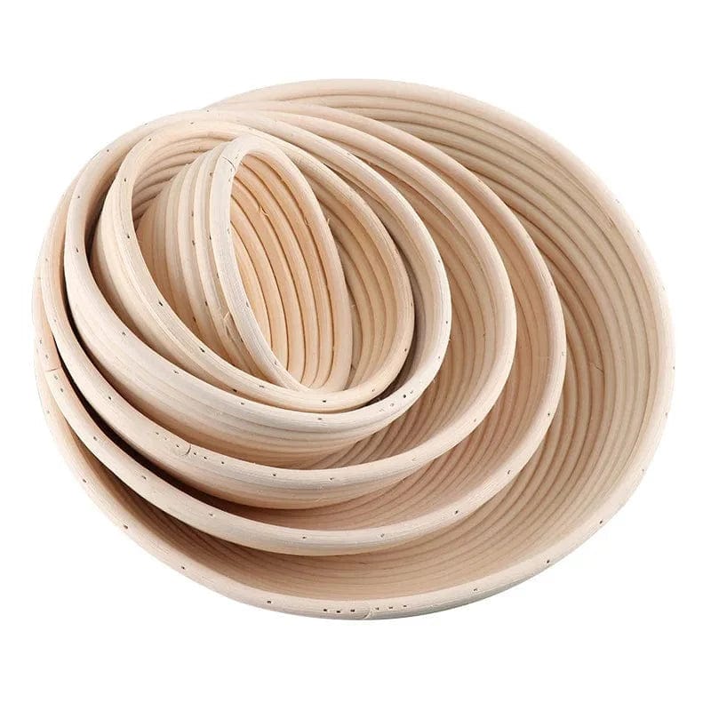 Rattanowy kosz do garowania chleba rzemieślniczego - Zestaw 2 sztuk - Certyfikat CE / CIQ / EEC / LFGB / SGS Cuisine Pratique Polska