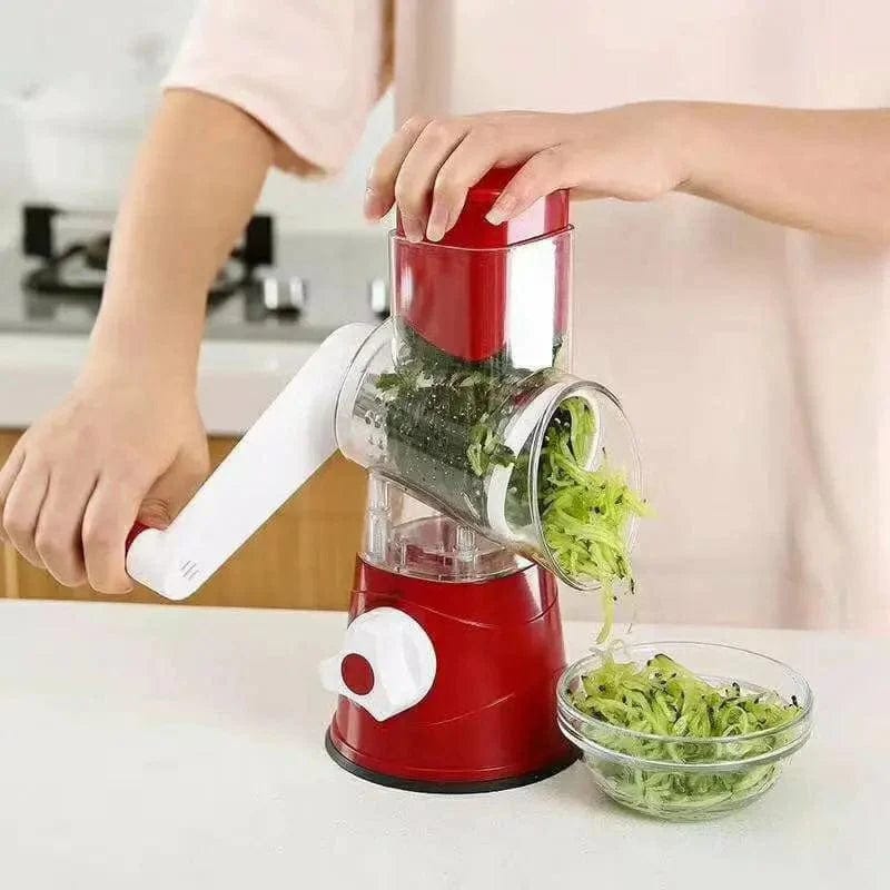 Ręczna krajalnica do warzyw 3 w 1 ze spiralizerem Czerwony Cuisine Pratique Polska