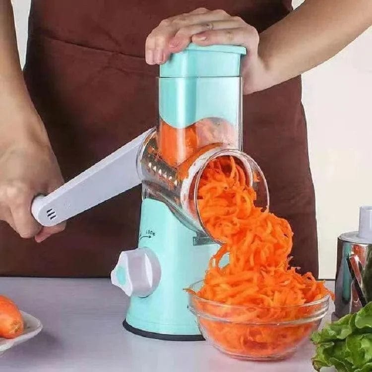 Ręczna krajalnica do warzyw 3 w 1 ze spiralizerem Niebieski Cuisine Pratique Polska