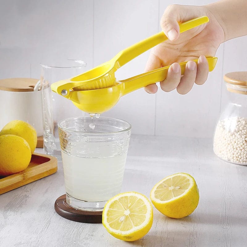 Ręczny aluminiowy wyciskacz do cytrusów i soku pomarańczowego Żółty Cuisine Pratique Polska