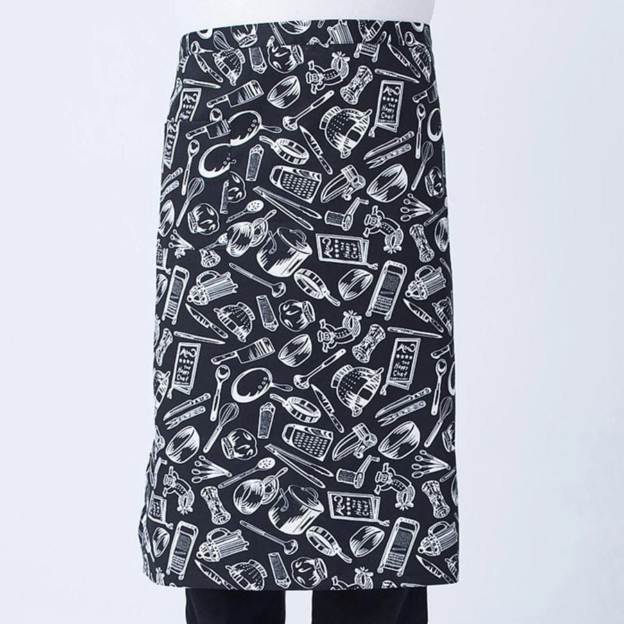 Regulowany fartuch kuchenny w paski dla dorosłych - idealny do restauracji, na kemping i do gotowania B-daocha Cuisine Pratique Polska