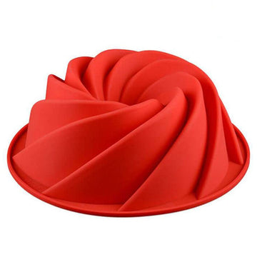 Silikonowa forma do ciast 3D - Cyklon Czerwony Cuisine Pratique Polska