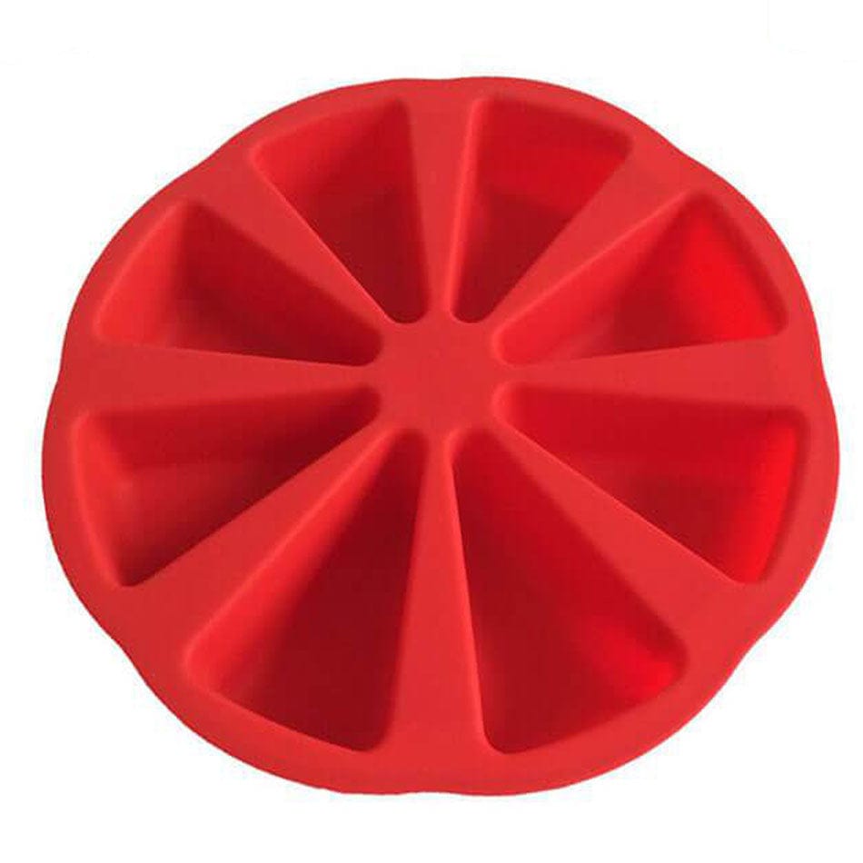 Silikonowa forma do ciasta - 8 przegródek Czerwony Cuisine Pratique Polska