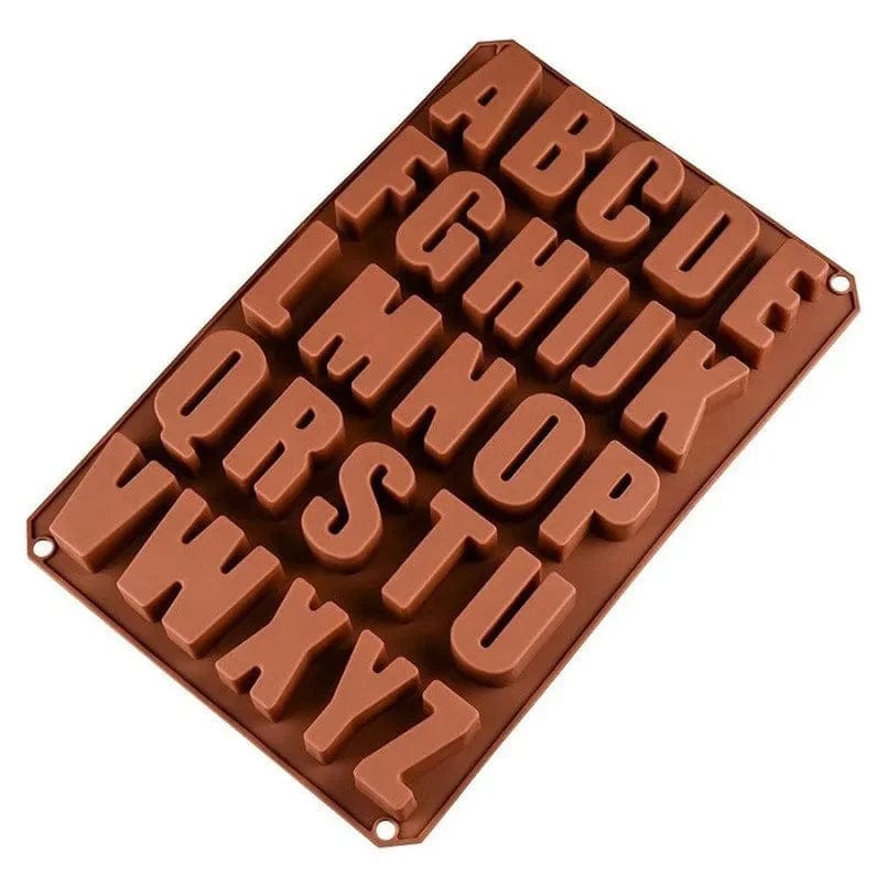 Silikonowa forma do czekolady 3D z literami alfabetu Tytuł domyślny Cuisine Pratique Polska