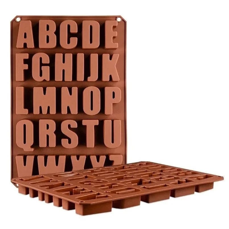 Silikonowa forma do czekolady 3D z literami alfabetu Tytuł domyślny Cuisine Pratique Polska