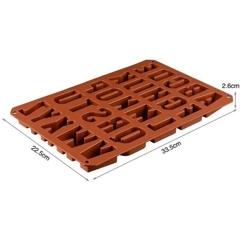 Silikonowa forma do czekolady 3D z literami alfabetu Tytuł domyślny Cuisine Pratique Polska