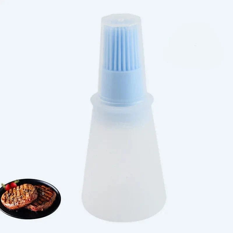 Silikonowa szczotka do butelek z olejem - odporna na wysokie temperatury Niebieski Cuisine Pratique Polska