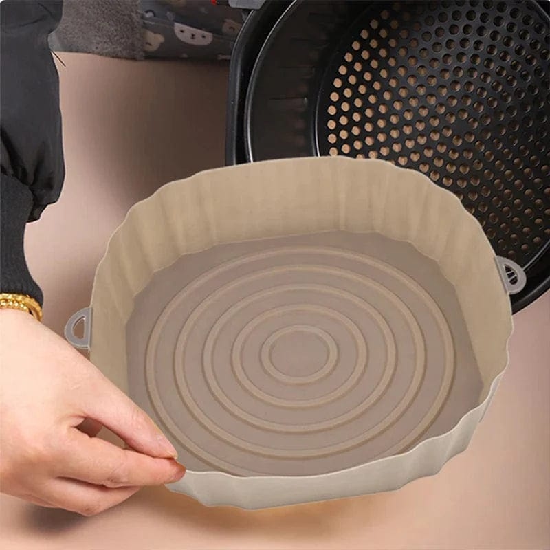Silikonowy koszyk wielokrotnego użytku do frytownic bezolejowych - zestaw 3 - przyjazny dla środowiska Cuisine Pratique Polska