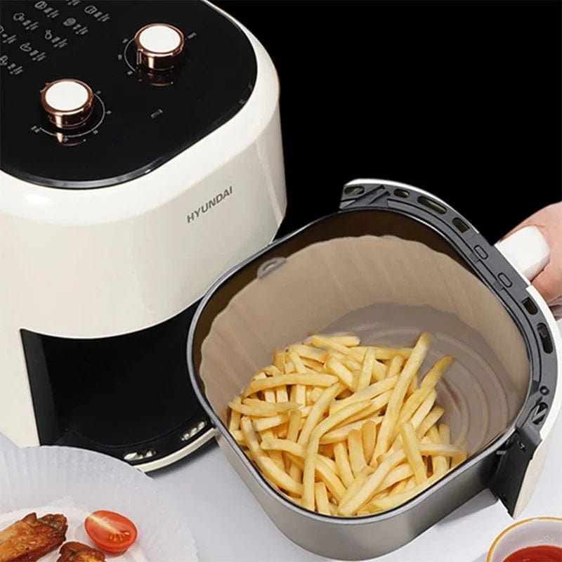Silikonowy koszyk wielokrotnego użytku do frytownic bezolejowych - zestaw 3 - przyjazny dla środowiska Cuisine Pratique Polska