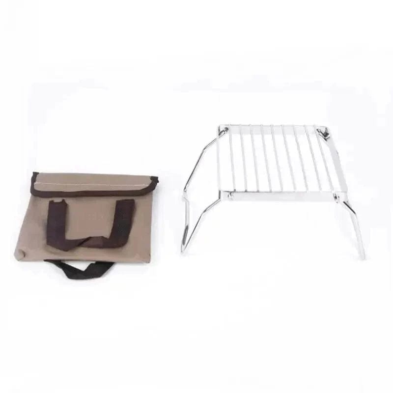 Składany stojak ze stali nierdzewnej do grillowania na kempingu 26x15x12cm Cuisine Pratique Polska