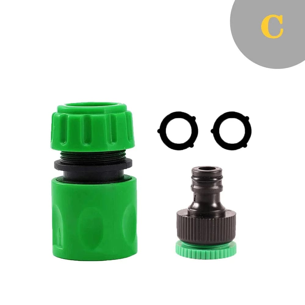 Szybkozłącze ABS do węża ogrodowego - zestaw podwójnych adapterów męskich 1/2" Kombinacja C / 1/2'' Cuisine Pratique Polska