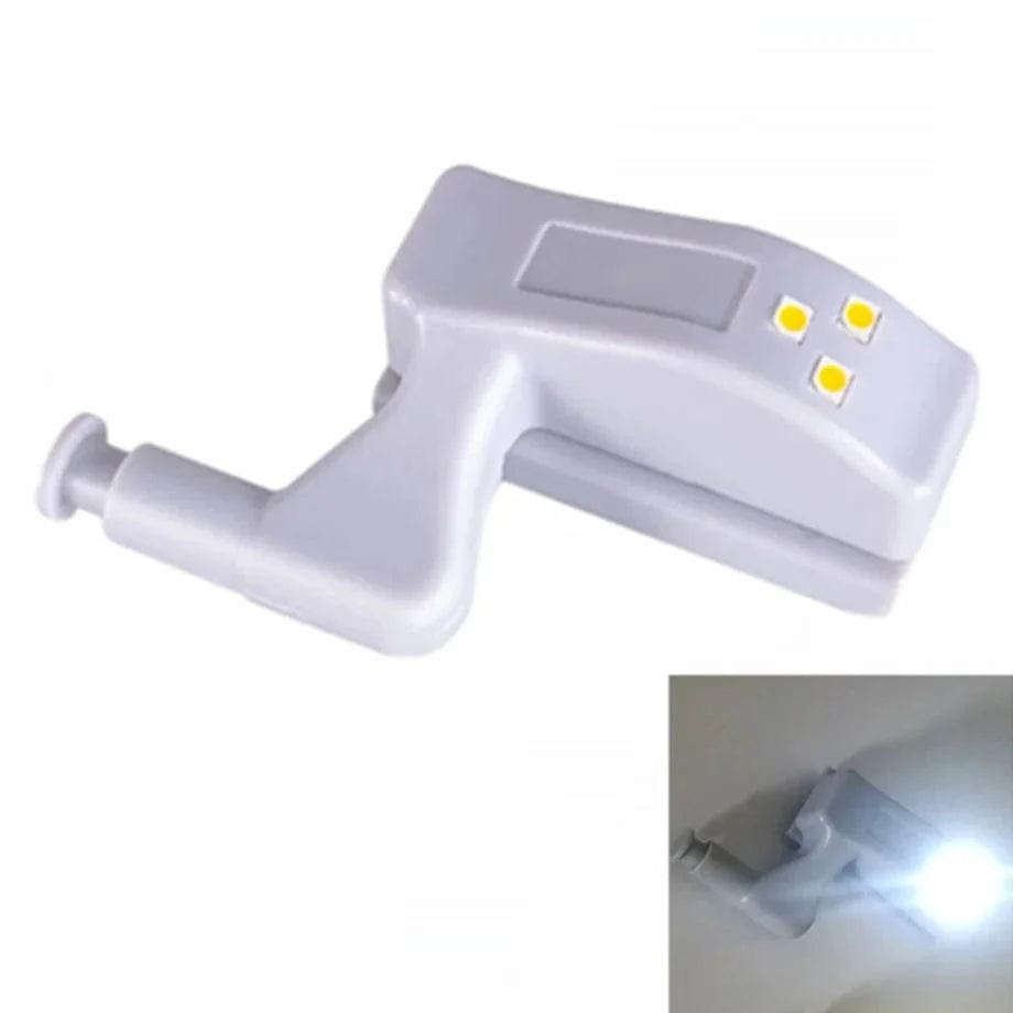 Uniwersalne oświetlenie LED zawiasów szafek z czujnikiem - inteligentne oświetlenie szafek kuchennych Blanche / 1 LED Cuisine Pratique Polska