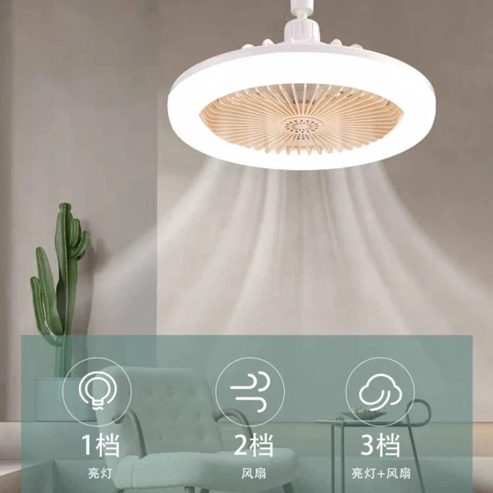 Wentylator sufitowy LED E27 do salonu i sypialni - JOYINLED Cuisine Pratique Polska