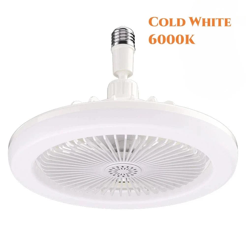 Wentylator sufitowy LED E27 do salonu i sypialni - JOYINLED Zimna biel Cuisine Pratique Polska