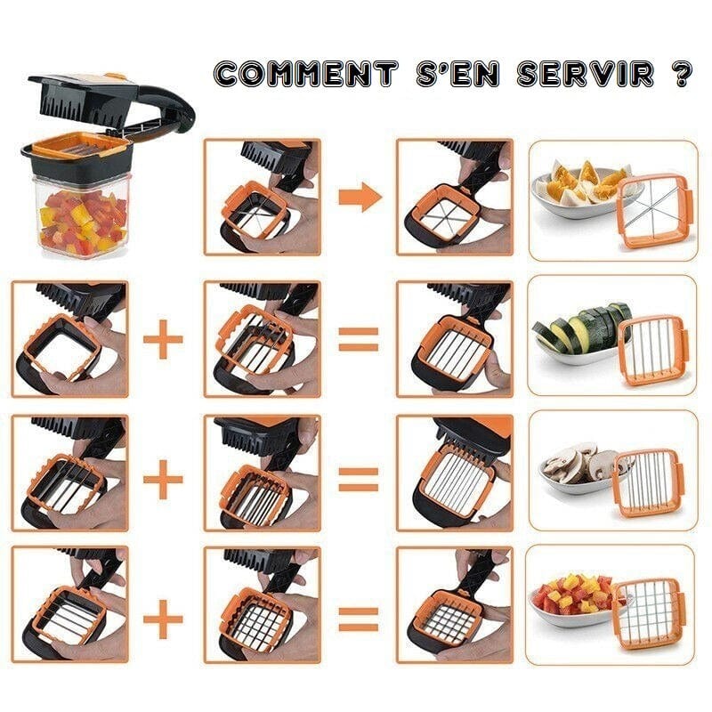 Wielofunkcyjna krajalnica do warzyw Nicer Dicer Quick Cuisine Pratique Polska