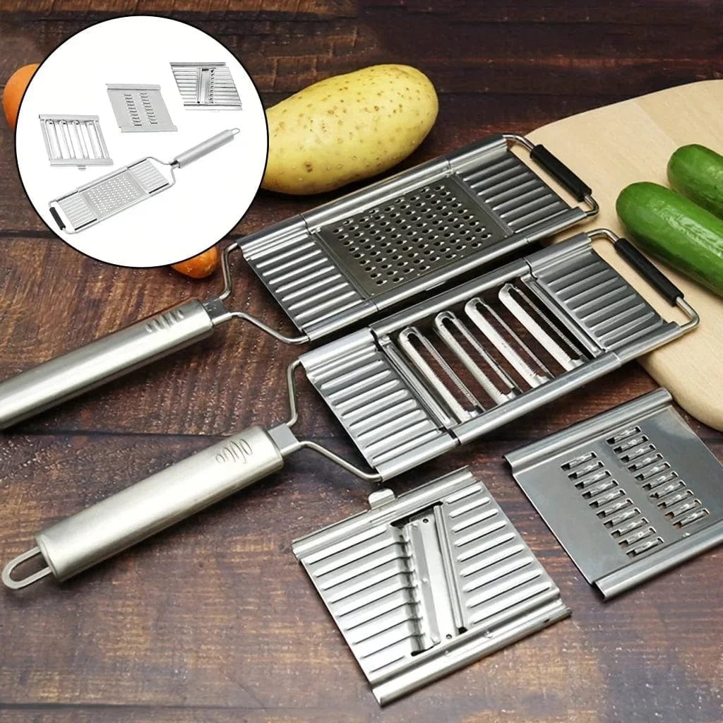 Wielofunkcyjna krajalnica do warzyw ze stali nierdzewnej z 4 ostrzami Cuisine Pratique Polska