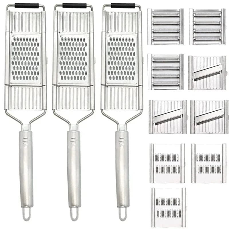 Wielofunkcyjna krajalnica do warzyw ze stali nierdzewnej z 4 ostrzami Niszczarki 12 szt. Cuisine Pratique Polska