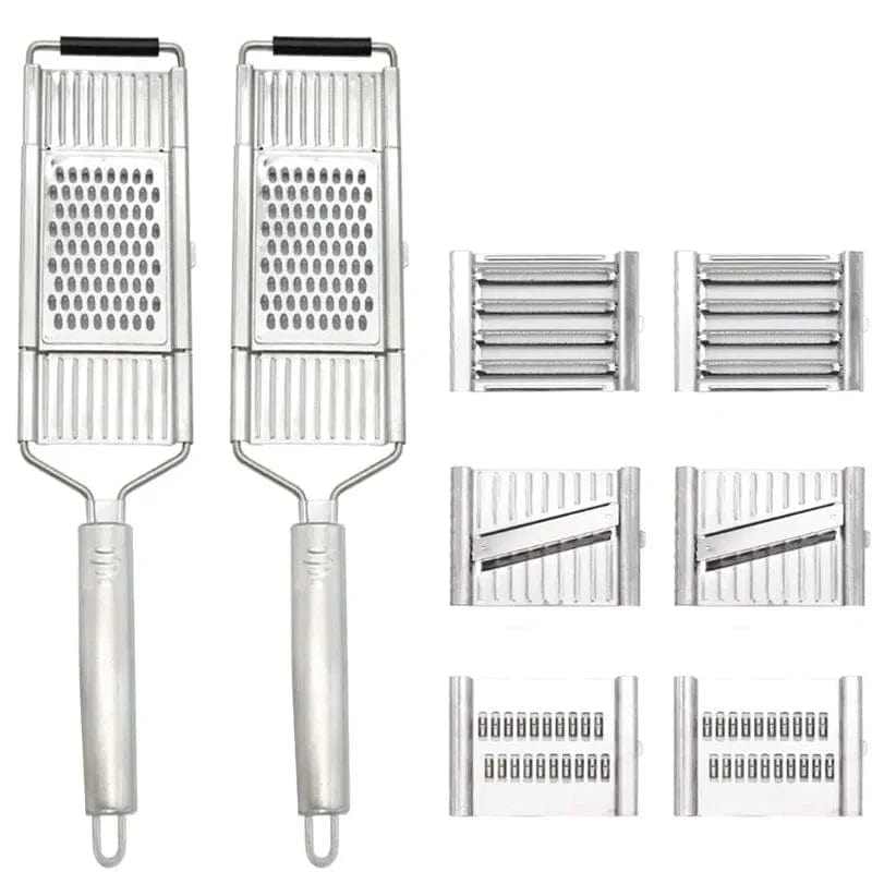 Wielofunkcyjna krajalnica do warzyw ze stali nierdzewnej z 4 ostrzami Niszczarki 8 szt. Cuisine Pratique Polska