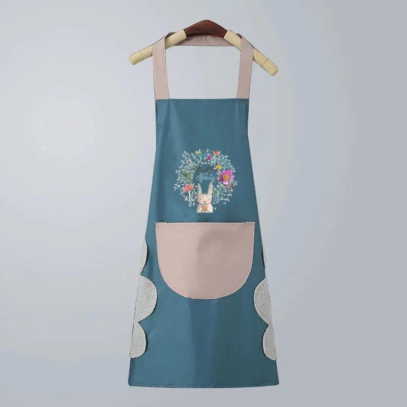 Wodoodporny fartuch kuchenny odporny na plamy Niebieski z Essui-Mains Cuisine Pratique Polska