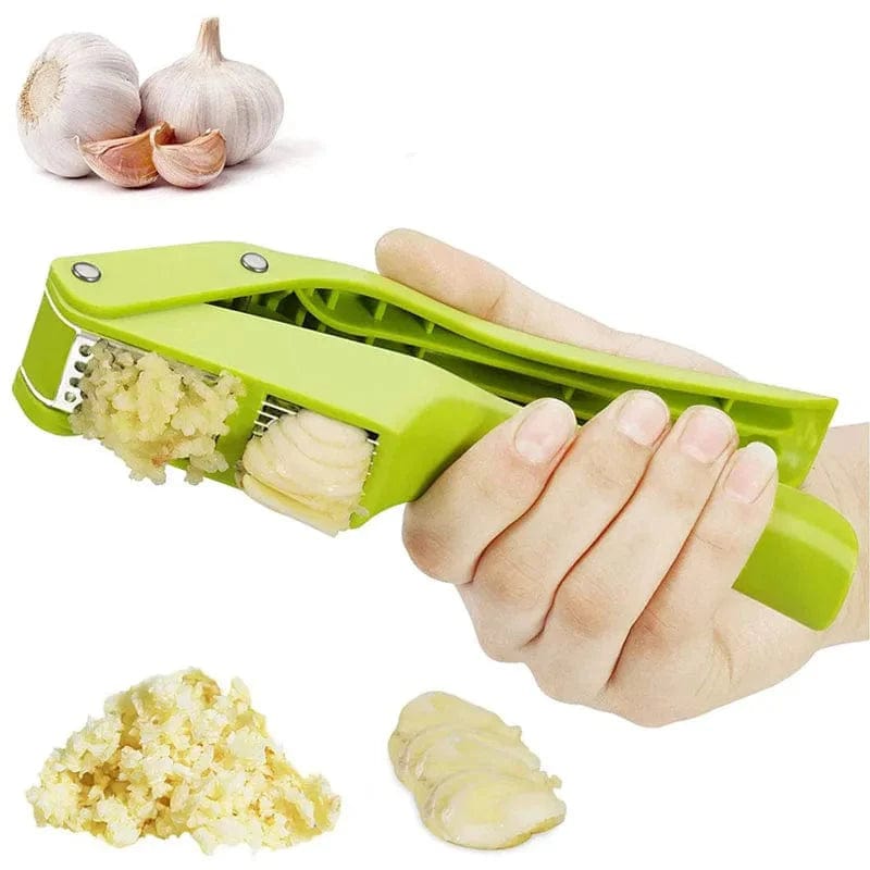 Wyciskacz do czosnku ze stali nierdzewnej 2 w 1 do miażdżenia i krojenia czosnku, wyciskacz do warzyw do domowej kuchni Tytuł domyślny Cuisine Pratique Polska