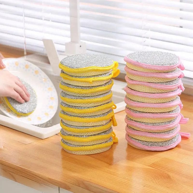 Zestaw 3 dwustronnych gąbek czyszczących - przyjazne dla środowiska Cuisine Pratique Polska