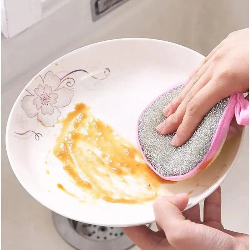 Zestaw 3 dwustronnych gąbek czyszczących - przyjazne dla środowiska Cuisine Pratique Polska