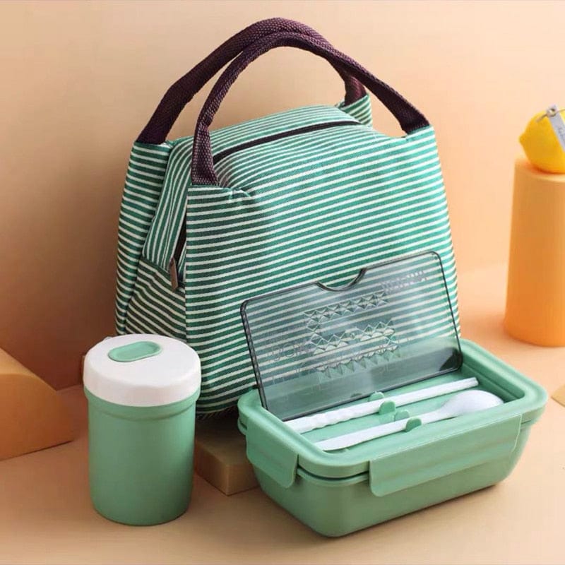 Zestaw "Lunch Box Kids": pudełko na lunch + sztućce + szklanka + torba Cuisine Pratique Polska