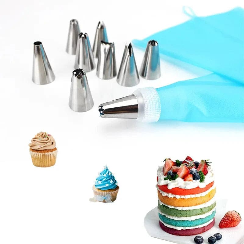 Zestaw silikonowych dysz i rękawów Cake Design Tytuł domyślny Cuisine Pratique Polska