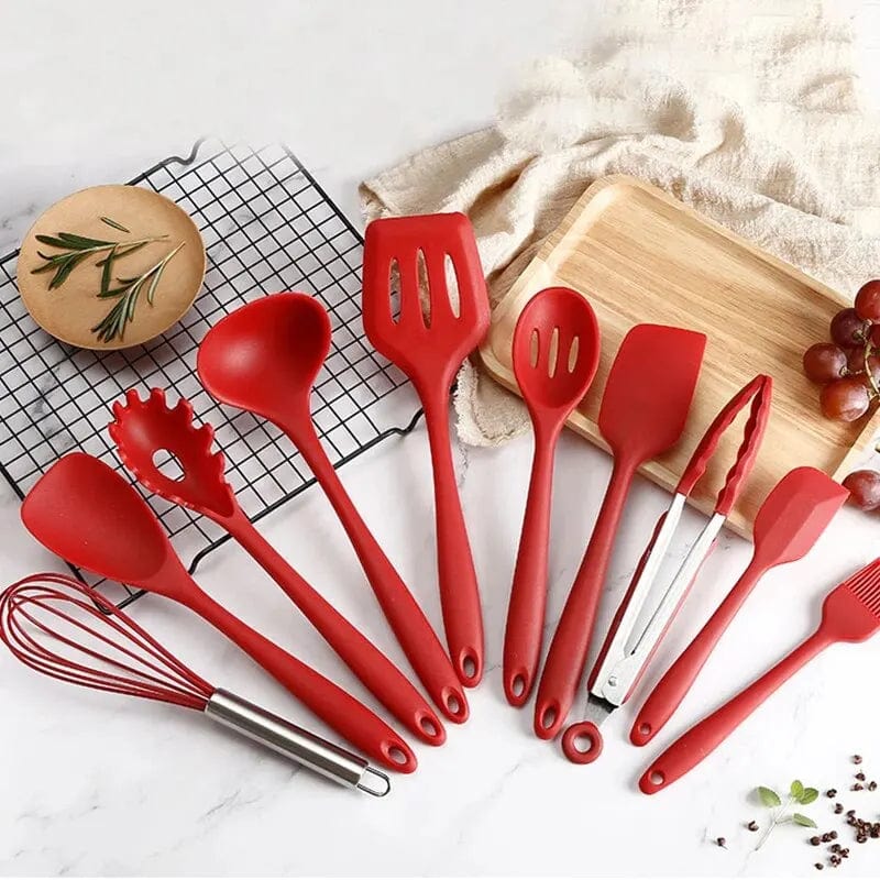 10-częściowy silikonowy zestaw naczyń kuchennych Cuisine Pratique Polska