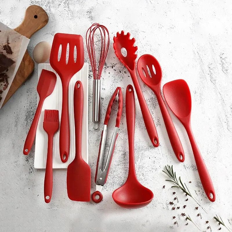 10-częściowy silikonowy zestaw naczyń kuchennych Cuisine Pratique Polska