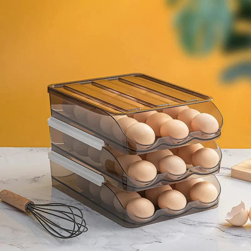 Automatyczny wielowarstwowy pojemnik na jajka do lodówki - organizer kuchenny Cuisine Pratique Polska