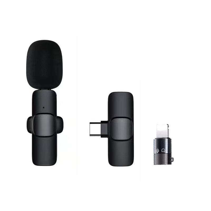 Bezprzewodowy mikrofon krawatowy z dźwiękiem HF do telefonu/smartfona Adapter typu C + Apple Cuisine Pratique Polska