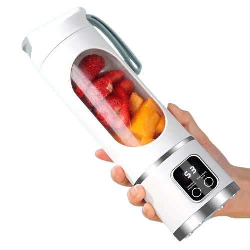 Blender akumulatorowy USB z wyświetlaczem LED - 450 ml, idealny do smoothie i koktajli mlecznych Cuisine Pratique Polska
