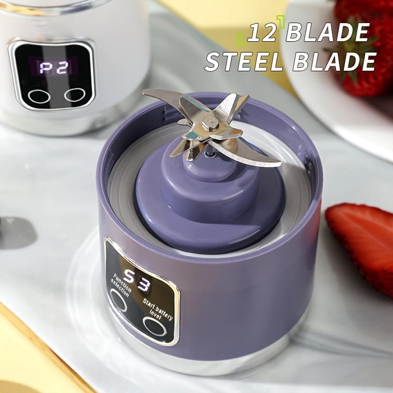 Blender akumulatorowy USB z wyświetlaczem LED - 450 ml, idealny do smoothie i koktajli mlecznych Cuisine Pratique Polska