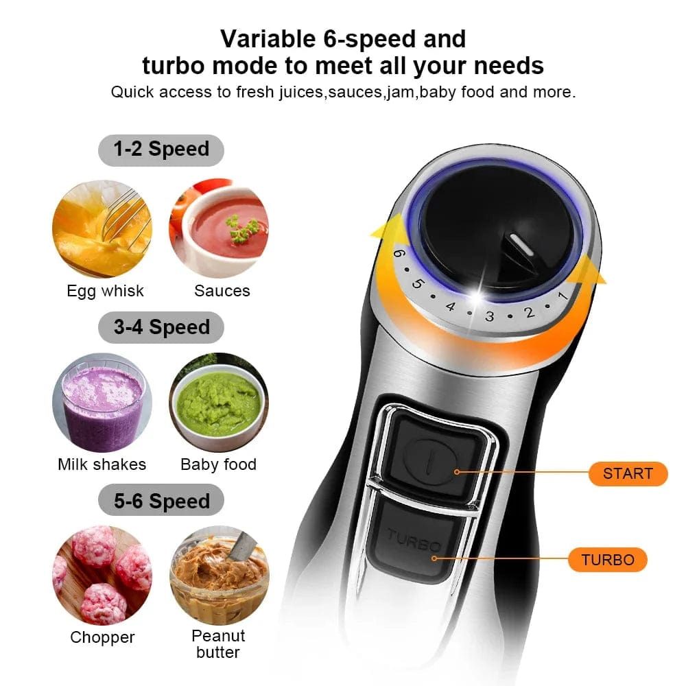 Blender ręczny z pojemnikami i akcesoriami Tytuł domyślny Cuisine Pratique Polska