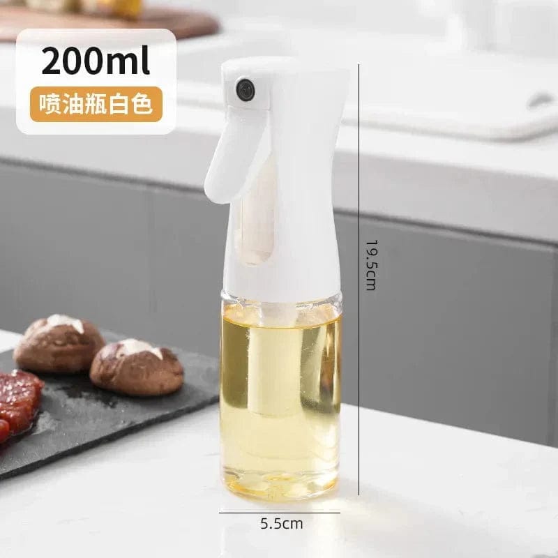 Butelka ze sprayem z jadalną oliwą z oliwek - Kuchnia - 200/300/500 ML Biały-200ml-1SZT. Cuisine Pratique Polska