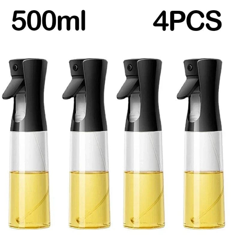 Butelka ze sprayem z jadalną oliwą z oliwek - Kuchnia - 200/300/500 ML Czarny-500ml-4SZT. Cuisine Pratique Polska