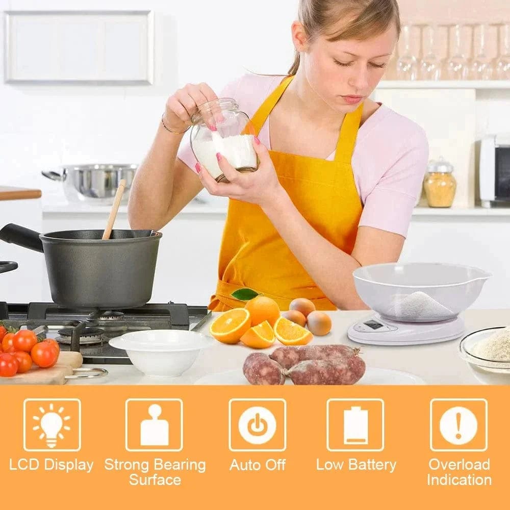 Cyfrowa waga kuchenna LED 5kg/1g Cuisine Pratique Polska