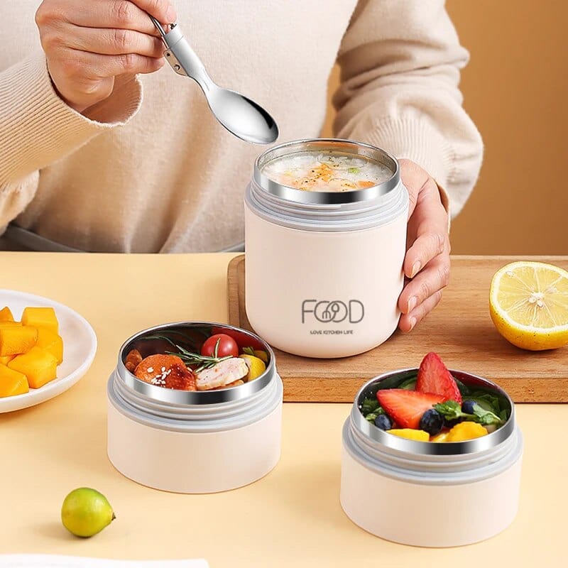 Cylindryczny izotermiczny lunchbox z uchwytem Cuisine Pratique Polska