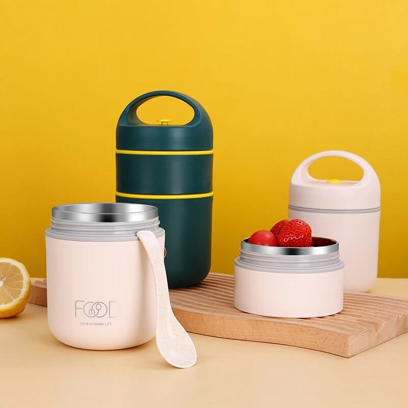 Cylindryczny izotermiczny lunchbox z uchwytem Cuisine Pratique Polska