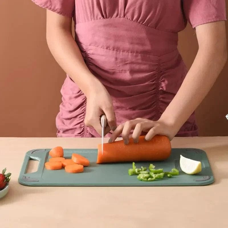 Deska do krojenia: stal nierdzewna i plastik 2 w 1 do mięsa i warzyw Cuisine Pratique Polska