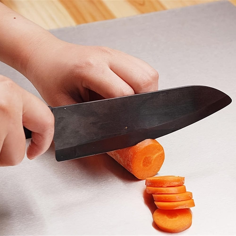 Deska do krojenia ze stali nierdzewnej - antypoślizgowa z ochronną krawędzią Cuisine Pratique Polska