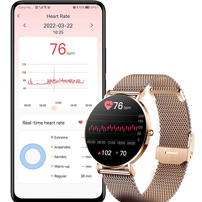 Elegancki zegarek Connected Watch dla kobiet Cuisine Pratique Polska