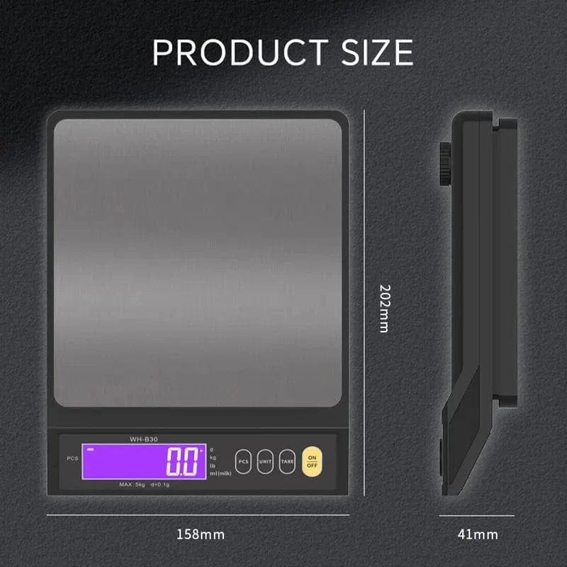 Elektroniczna waga kuchenna 5kg/10kg ze stali nierdzewnej z wyświetlaczem LCD Cuisine Pratique Polska