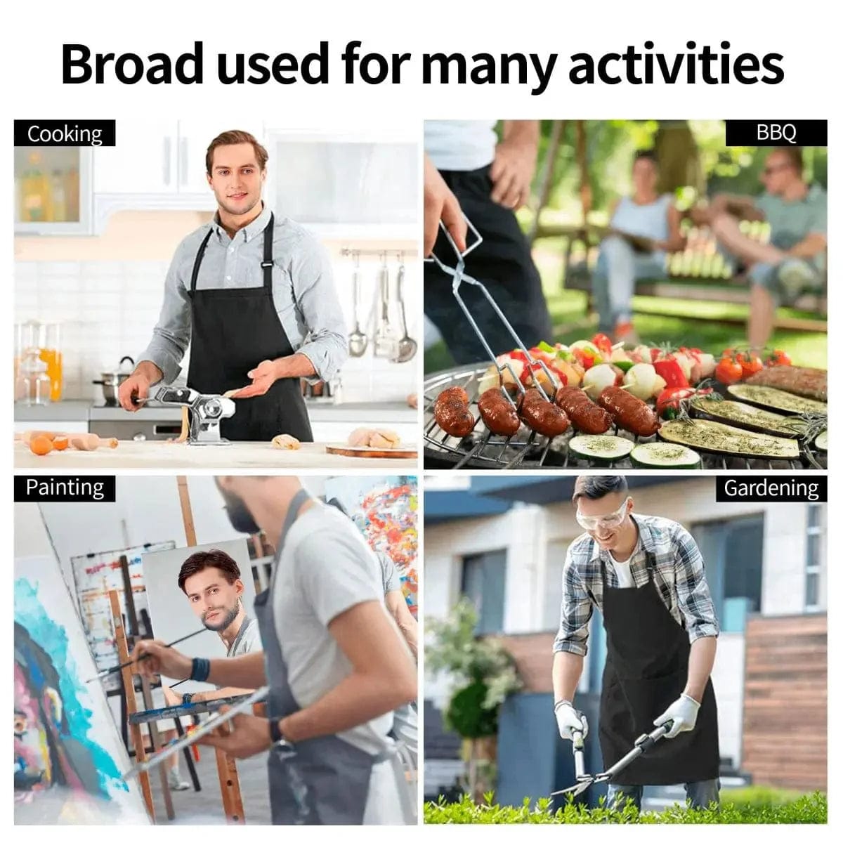 Fartuch kuchenny Pizza Cat Space Meme Unisex Oxford - dla szefów kuchni i kucharzy Cuisine Pratique Polska