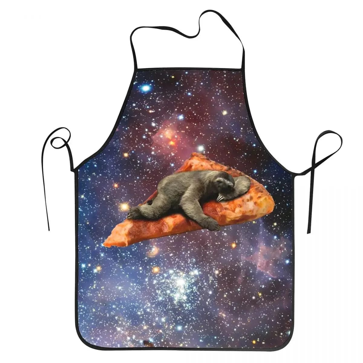 Fartuch kuchenny unisex Space Pizza z motywem leniwca na pizzy 50X75cm Cuisine Pratique Polska