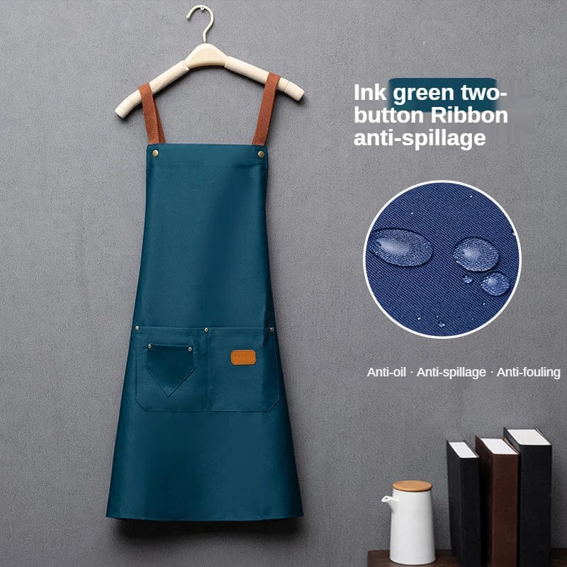 Fartuch kuchenny unisex z włókniny - Niebiesko-zielony - Dla szefów kuchni, grillów, restauracji Niebiesko-zielony / Dorosły Unisex Cuisine Pratique Polska