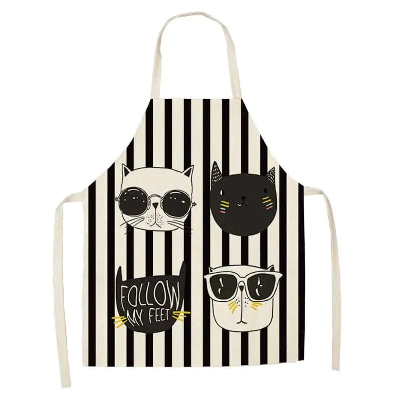 Fartuch kuchenny z nadrukiem kotów Rodzina / Dorosły 55x68cm Cuisine Pratique Polska
