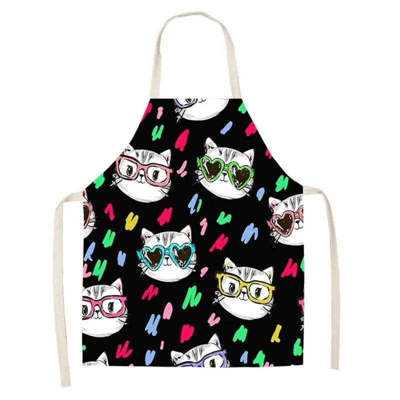 Fartuch kuchenny z nadrukiem kotów Rodzina / Dorosły 55x68cm Cuisine Pratique Polska